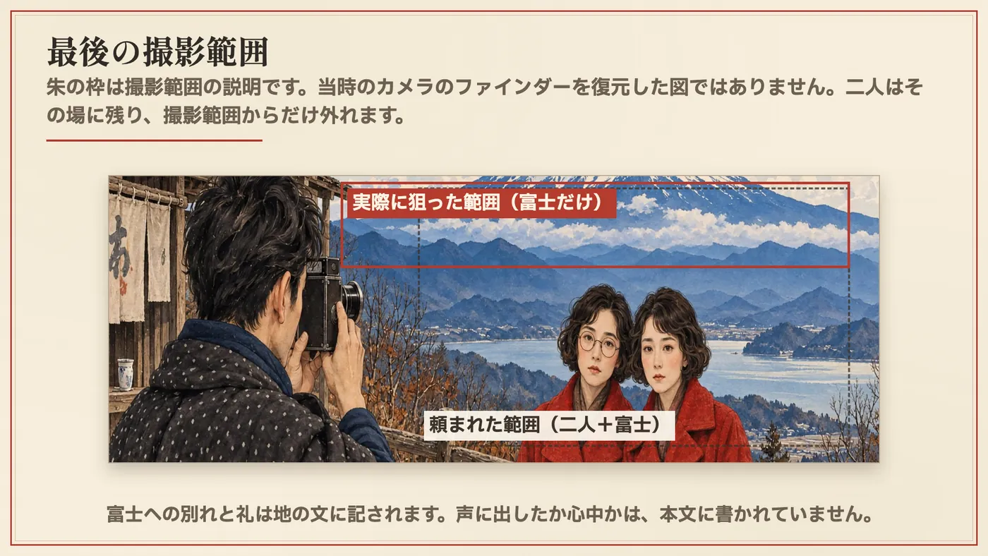 最後の撮影範囲